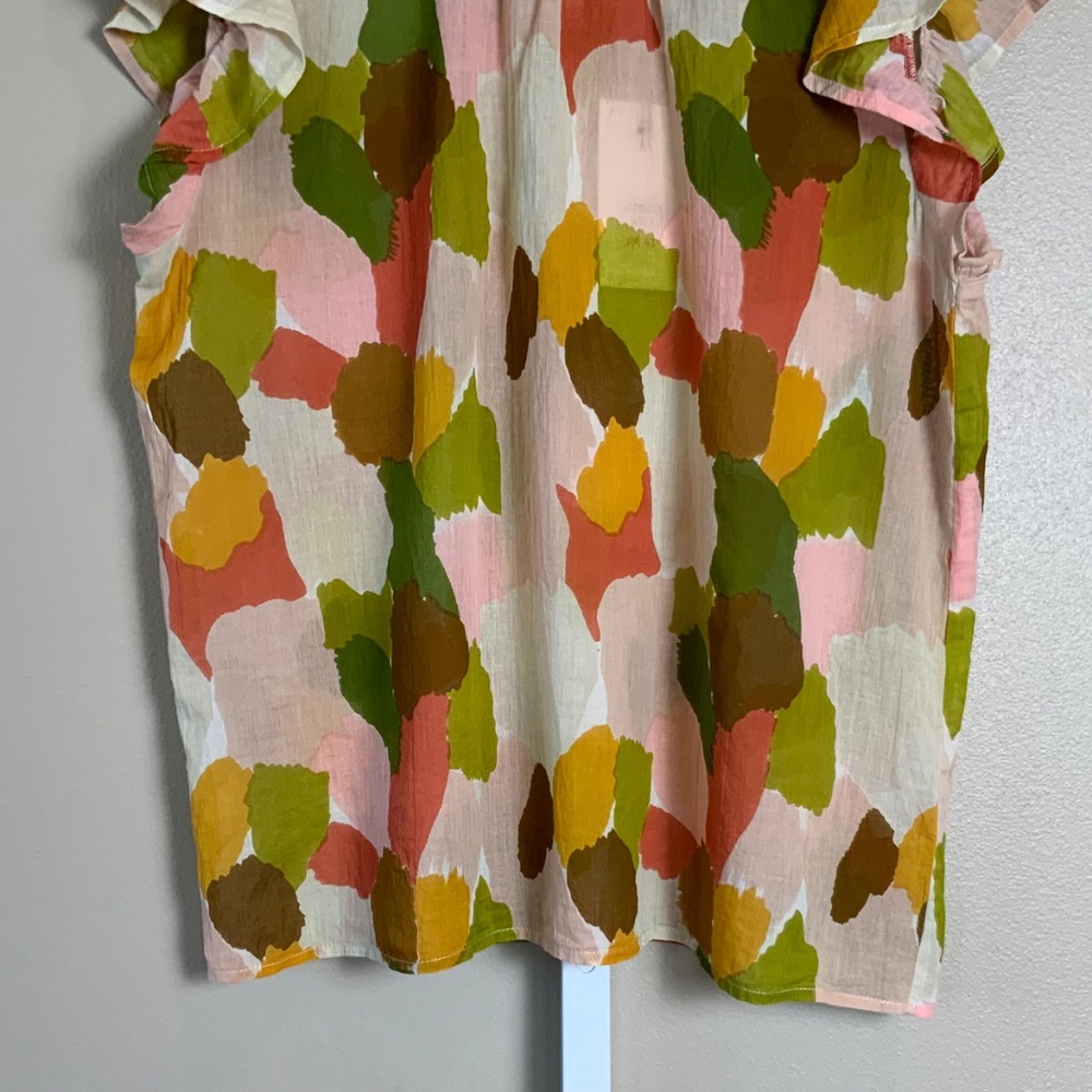 THML Mixed Color Flutter Blouse - Picture 9 of 16